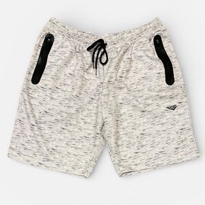 NWT Men's Pony Knit Athletic Shorts Heathered Gray with Bonded Pockets Size XL